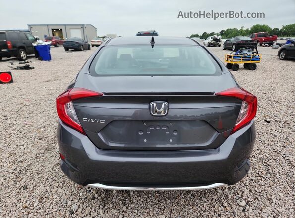 2HGFC1F76MH706212 2021 HONDA CIVIC Серый Вид сзади
