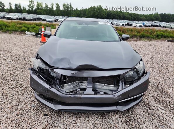 2HGFC1F76MH706212 2021 HONDA CIVIC Серый Вид спереди
