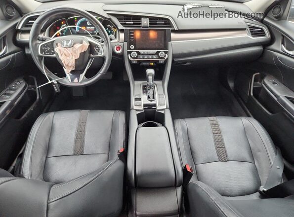 2HGFC1F76MH706212 2021 HONDA CIVIC Серый Вид панели приборов