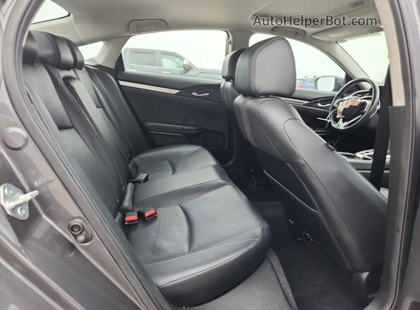 2HGFC1F76MH706212 2021 HONDA CIVIC Серый Вид задних сидений