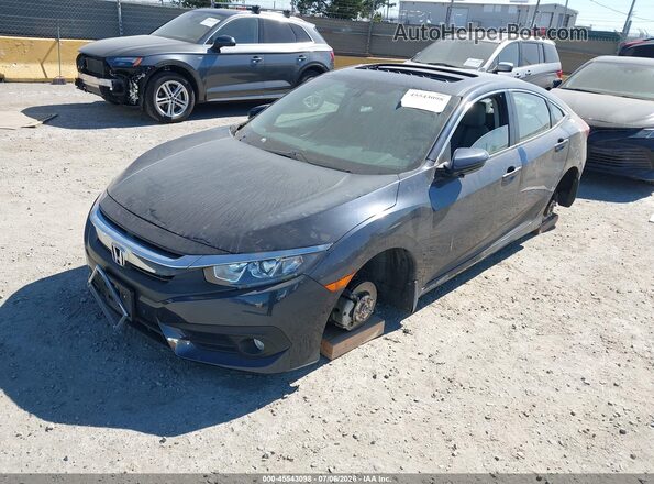 2HGFC1F77HH634233 2017 HONDA CIVIC Black Передня ліва чверть