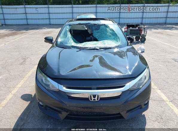 2HGFC1F77HH652277 2017 HONDA CIVIC Black Սարքավորումների վահանակի տեսք