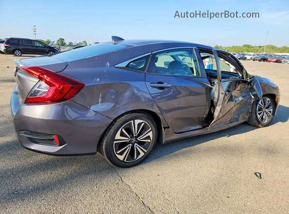 2HGFC1F77JH644623 2018 HONDA CIVIC Gray Rear right