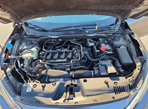 2HGFC1F77JH644623 2018 HONDA CIVIC Gray Rear interior view