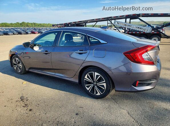 2HGFC1F77JH644623 2018 HONDA CIVIC Gray Rear left
