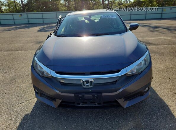 2HGFC1F77JH644623 2018 HONDA CIVIC Gray Front view