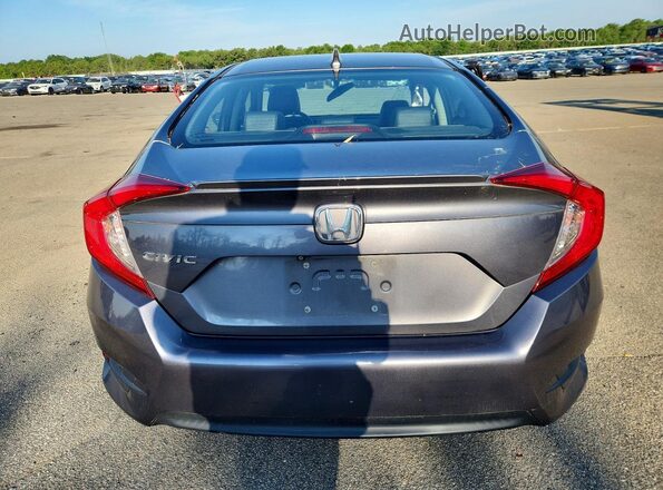 2HGFC1F77JH644623 2018 HONDA CIVIC Gray Rear view