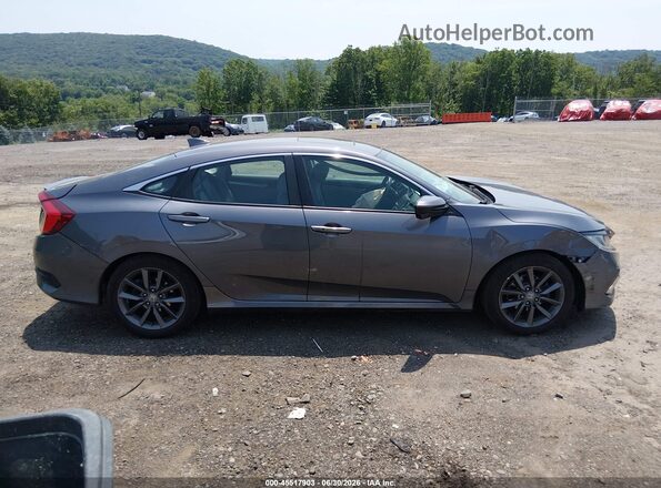 2HGFC1F77MH705991 2021 HONDA CIVIC Gray Vista interior trasera