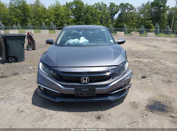2HGFC1F77MH705991 2021 HONDA CIVIC Gray Vista del cuadro de instrumentos