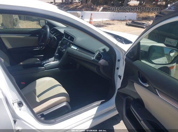 2HGFC1F78GH654554 2016 HONDA CIVIC Белый Вид салона спереди