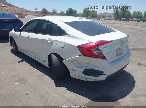 2HGFC1F78GH654554 2016 HONDA CIVIC Белый Задняя левая четверть