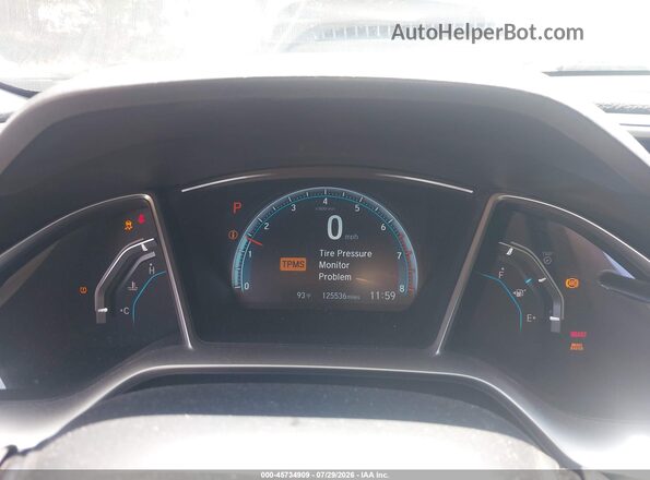 2HGFC1F78GH654554 2016 HONDA CIVIC Белый Вид задних сидений