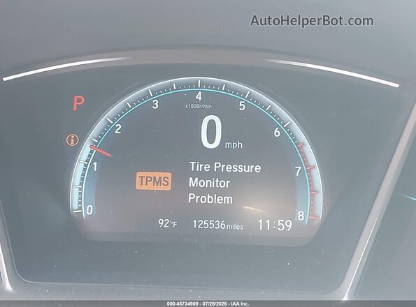 2HGFC1F78GH654554 2016 HONDA CIVIC Белый 
