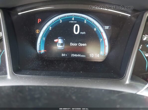 2HGFC1F79GH634314 2016 HONDA CIVIC White Հետևի նստատեղերի տեսք