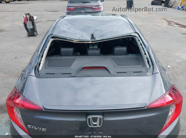 2HGFC1F79MH703255 2021 HONDA CIVIC Gray Widok zestawu wskaźników