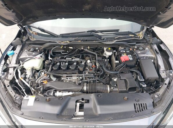 2HGFC1F79MH703255 2021 HONDA CIVIC Gray Widok z tyłu