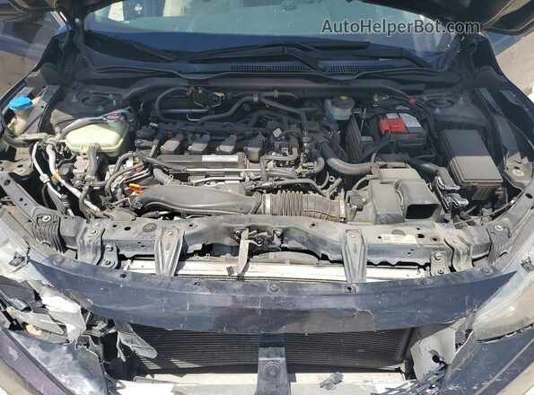 2HGFC1F7XHH650071 2017 HONDA CIVIC Black Вид задньої частини салону