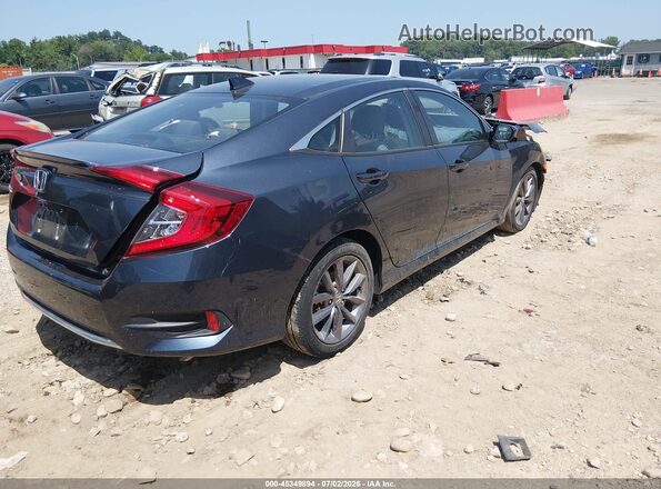 2HGFC1F7XMH702941 2021 HONDA CIVIC Black Rear right