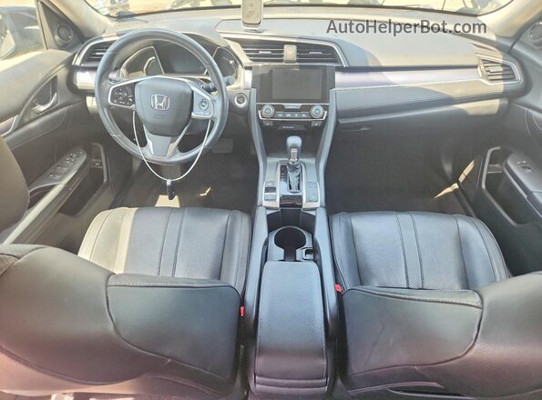 2HGFC1F82HH647884 2017 HONDA CIVIC Black Вид панелі приладів