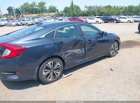 2HGFC1F83HH644525 2017 HONDA CIVIC Синий Задняя правая четверть