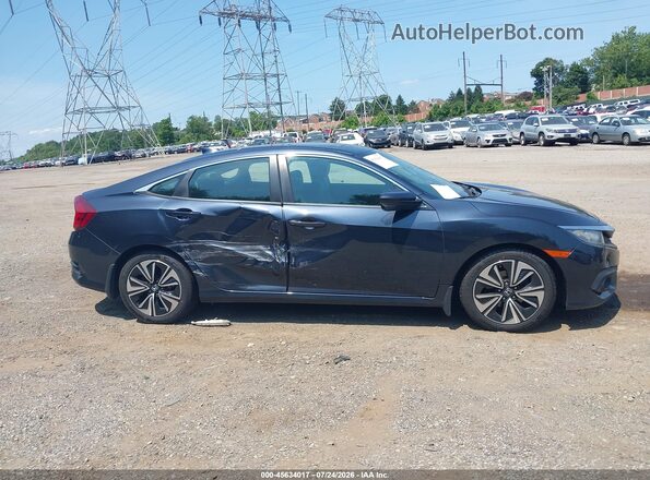 2HGFC1F83HH644525 2017 HONDA CIVIC Синий Вид задней части салона