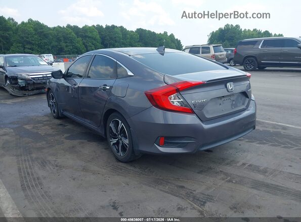 2HGFC1F90HH635242 2017 HONDA CIVIC Серый Задняя левая четверть