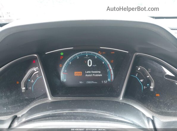 2HGFC1F90HH635242 2017 HONDA CIVIC Серый Вид задних сидений