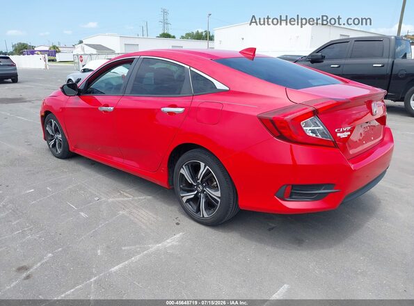 2HGFC1F90HH653143 2017 HONDA CIVIC Красный Задняя левая четверть