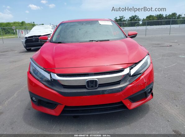 2HGFC1F90HH653143 2017 HONDA CIVIC Красный Вид щитка приборов