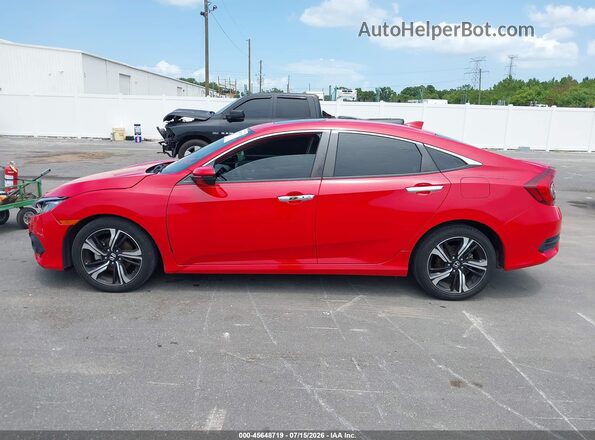 2HGFC1F90HH653143 2017 HONDA CIVIC Красный Панорамный вид салона 360°