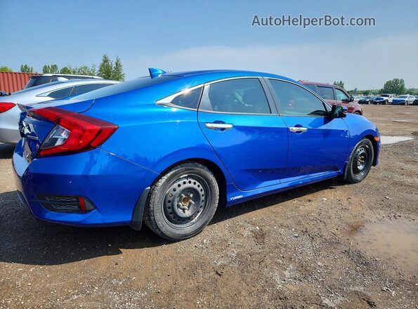 2HGFC1F90JH101602 2018 HONDA CIVIC Blue Tył prawy