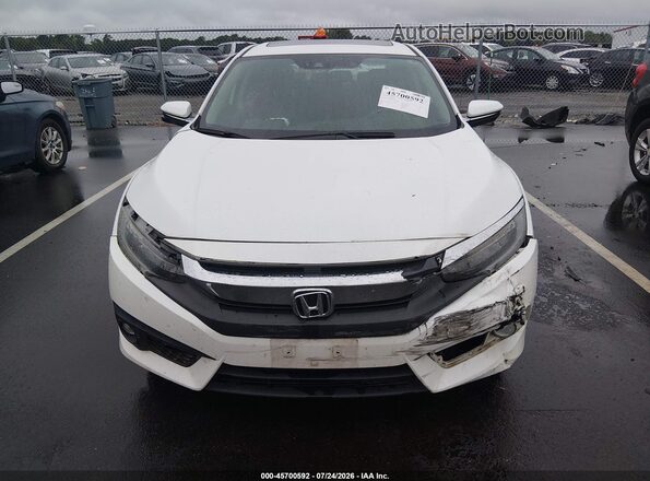 2HGFC1F91HH657427 2017 HONDA CIVIC White Вид щитка приладів