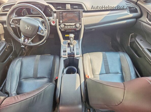 2HGFC1F92KH105152 2019 HONDA CIVIC Красный Вид панели приборов