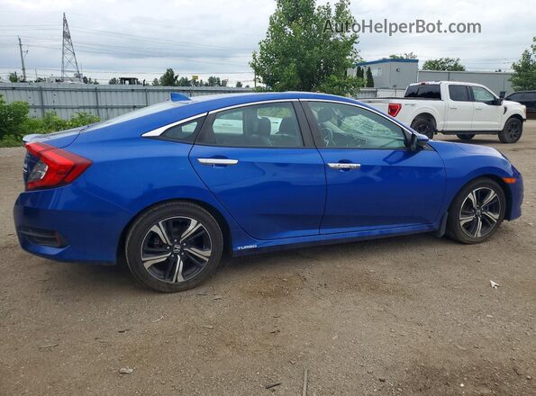 2HGFC1F94JH104597 2018 HONDA CIVIC Blue Trasero derecho