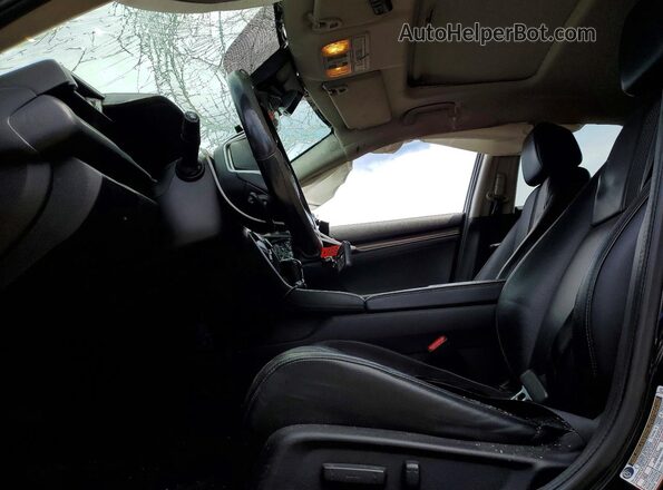 2HGFC1F94MH100490 2021 HONDA CIVIC Черный Вид салона спереди