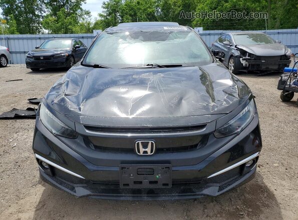 2HGFC1F94MH100490 2021 HONDA CIVIC Черный Вид спереди