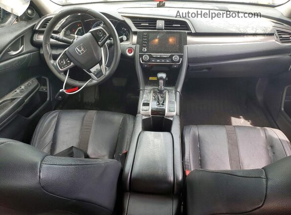 2HGFC1F94MH100490 2021 HONDA CIVIC Черный Вид панели приборов