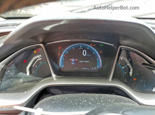 2HGFC1F94MH100490 2021 HONDA CIVIC Черный Вид щитка приборов