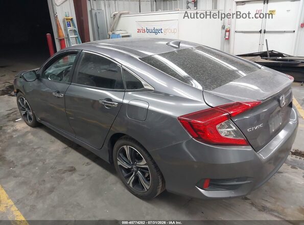 2HGFC1F95GH641584 2016 HONDA CIVIC Gray Trasero izquierdo