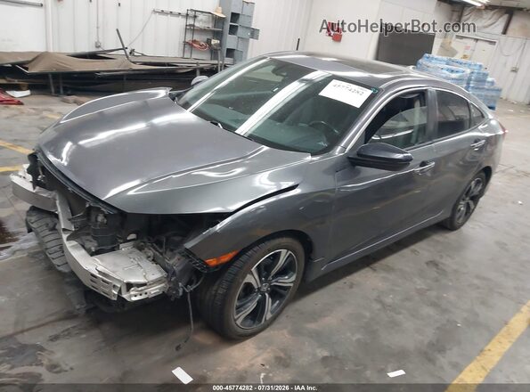 2HGFC1F95GH641584 2016 HONDA CIVIC Gray Vista tres cuartos delantera izquierda