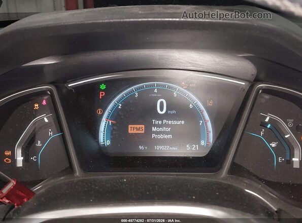 2HGFC1F95GH641584 2016 HONDA CIVIC Gray Vista de los asientos traseros