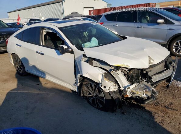 2HGFC1F95HH104862 2017 HONDA CIVIC White Delantero derecho