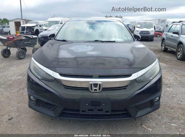 2HGFC1F95HH641862 2017 HONDA CIVIC Black Vista del cuadro de instrumentos