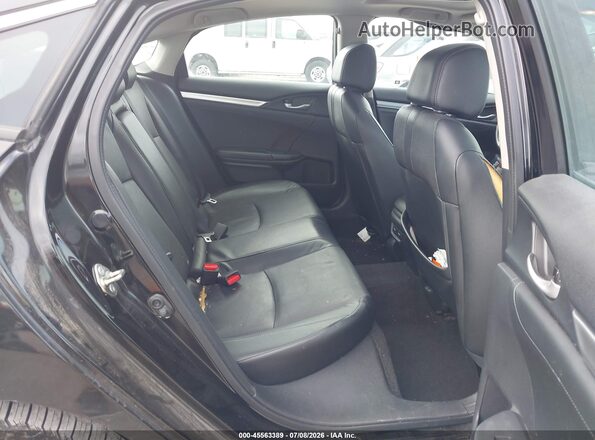 2HGFC1F95HH641862 2017 HONDA CIVIC Black Vista de la etiqueta del VIN