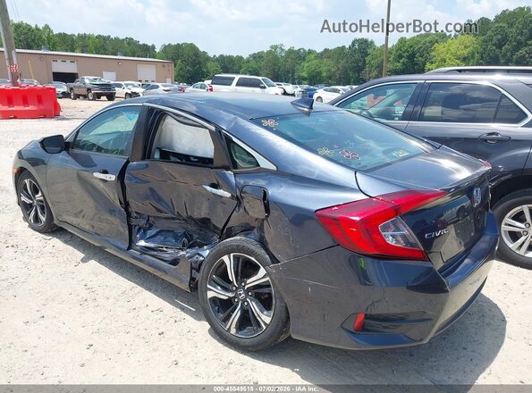 2HGFC1F95HH653820 2017 HONDA CIVIC Черный Задняя левая четверть