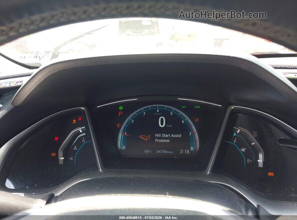 2HGFC1F95HH653820 2017 HONDA CIVIC Черный Вид задних сидений