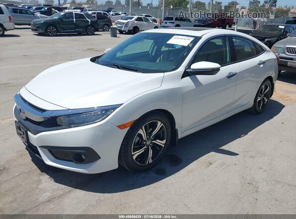 2HGFC1F95HH658337 2017 HONDA CIVIC White Առջևի ձախ երեք քառորդ տեսարան
