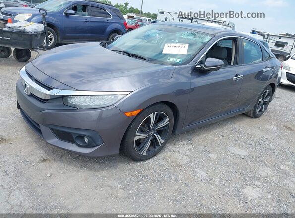 2HGFC1F95HH658709 2017 HONDA CIVIC Gray Przód lewy