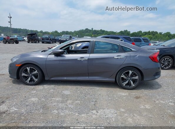 2HGFC1F95HH658709 2017 HONDA CIVIC Gray Widok wnętrza 360 stopni