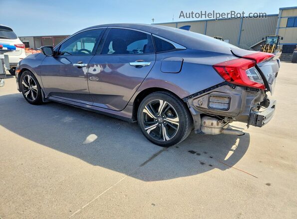 2HGFC1F96GH635258 2016 HONDA CIVIC Серый Задняя левая четверть